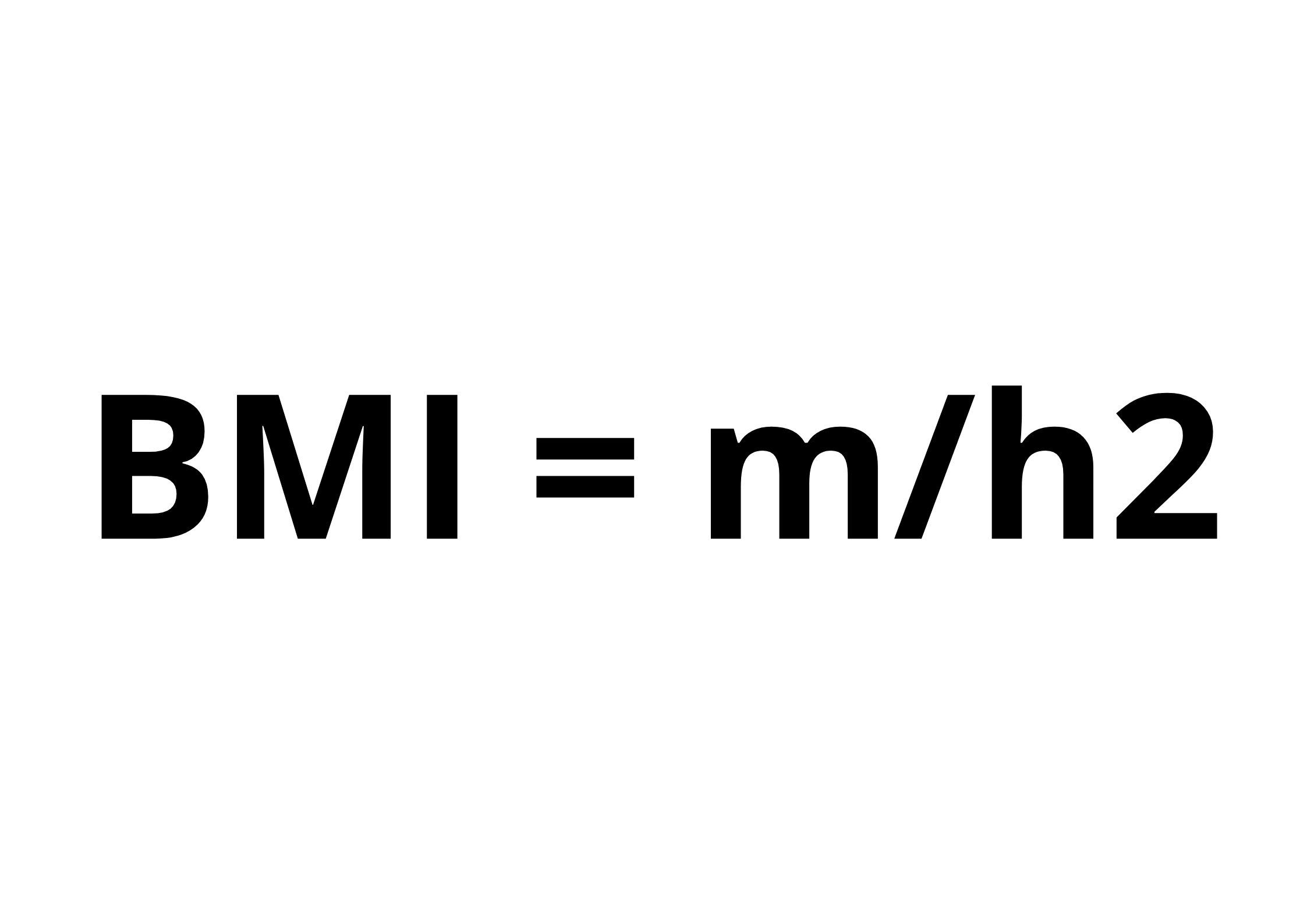 Corect BMI
