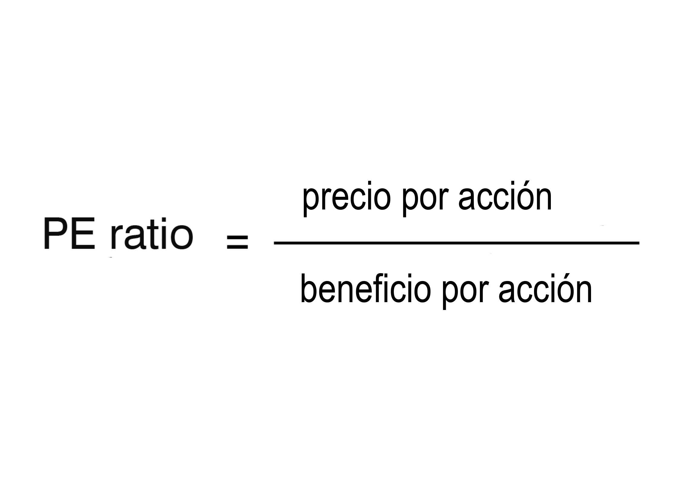 Relación P/E