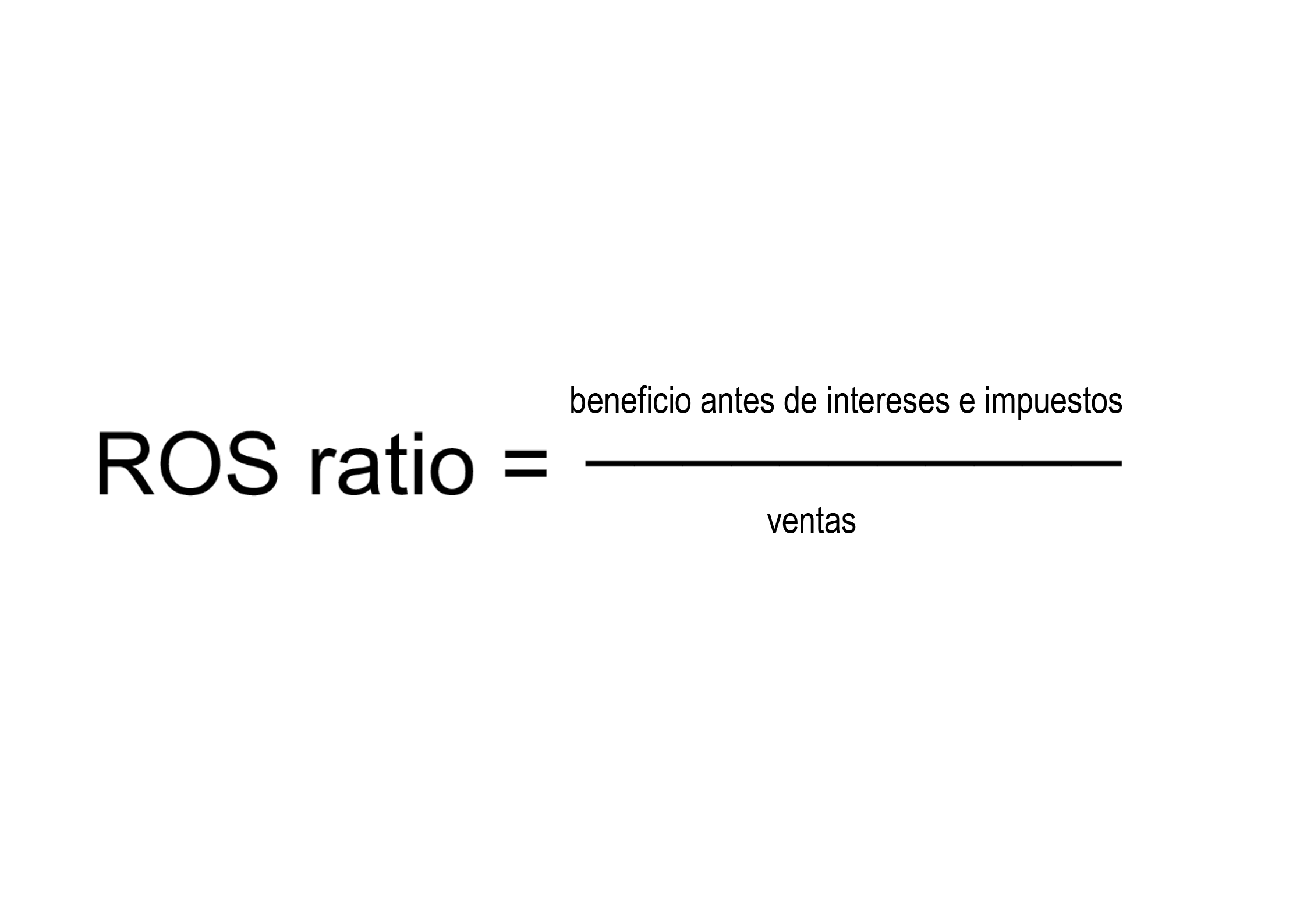Ratio ROS